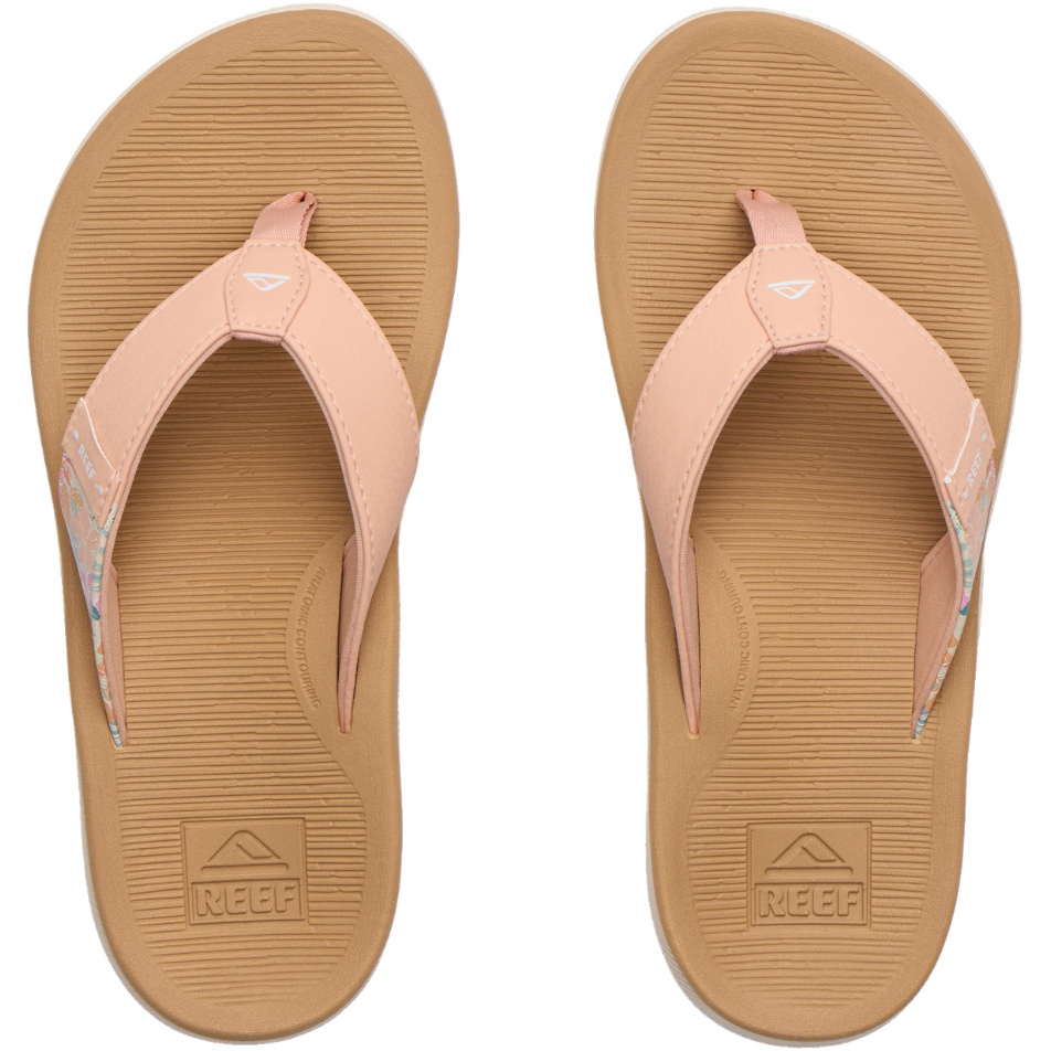 2026 Reef Femmes Sandales Santa Ana CJ8828 - Peach / Tan